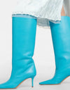 Matte N’ Stone Heel Boots - Dupe Department 