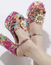 Floral Heels - Dupe Department 