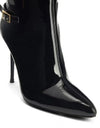 Shiny Patent Heel Boots - Dupe Department 
