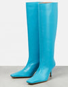 Matte N’ Stone Heel Boots - Dupe Department 