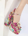Floral Heels - Dupe Department 