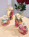 Floral Heels - Dupe Department 